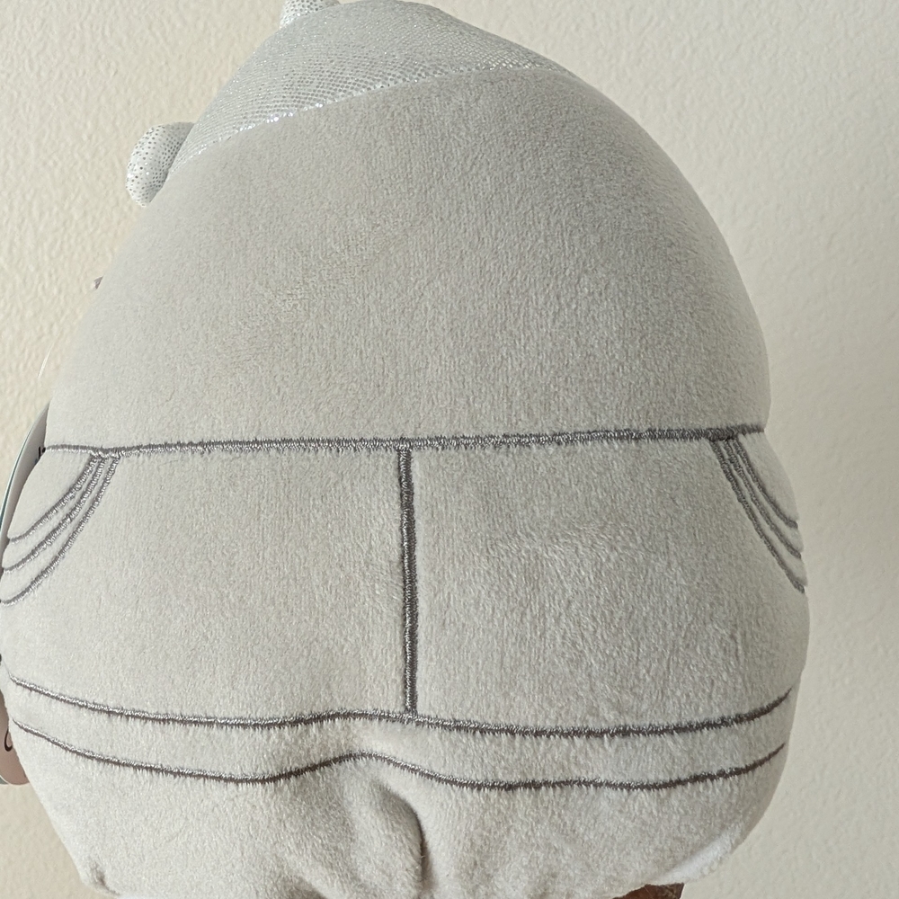 Squishmallows Tin Man Teal and Gray Tag Plush - Picture 3 of 4